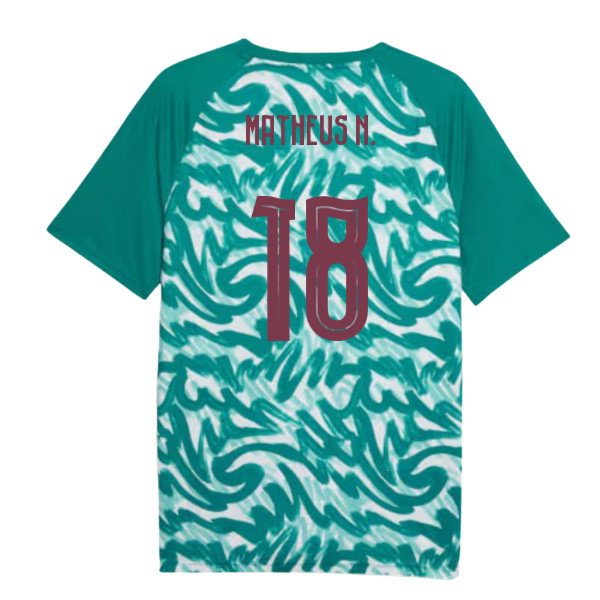2026-2027 Portugal Warm Up Jersey (Green) (Matheus N. 18)-SoccerKits Hub | Buy Soccer Jerseys Online
